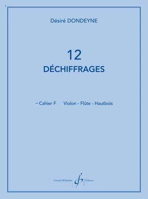 12 Déchiffrages. Supérieur. Volume F 